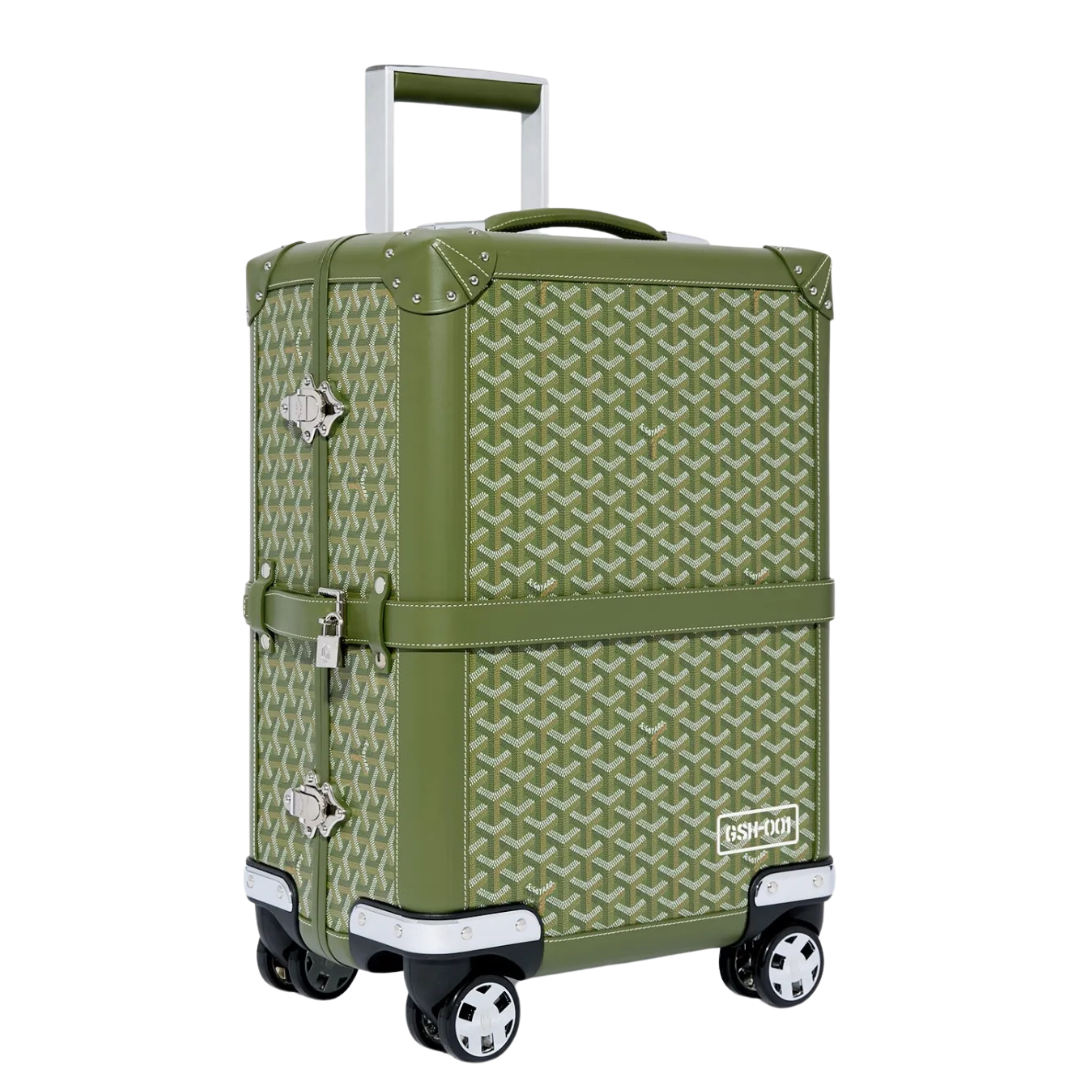 Goyard Bourget PM Trolley Case Khaki