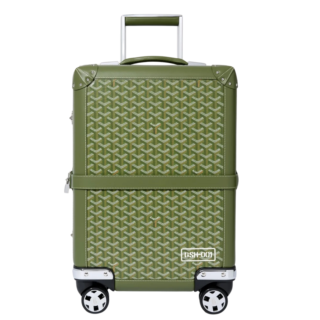 Goyard Bourget PM Trolley Case Khaki
