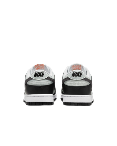 Nike Dunk Low 'Grey Black Orange Mini Swoosh'