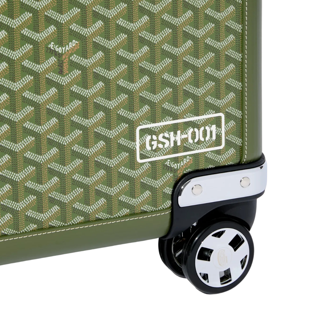 Goyard Bourget PM Trolley Case Khaki
