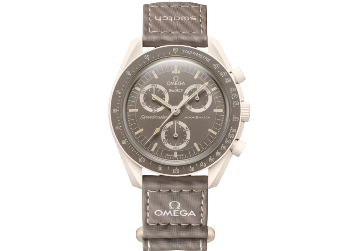 Swatch x Omega Bioceramic Moonswatch 'Mission to Earth' - Desert (SO33T103)