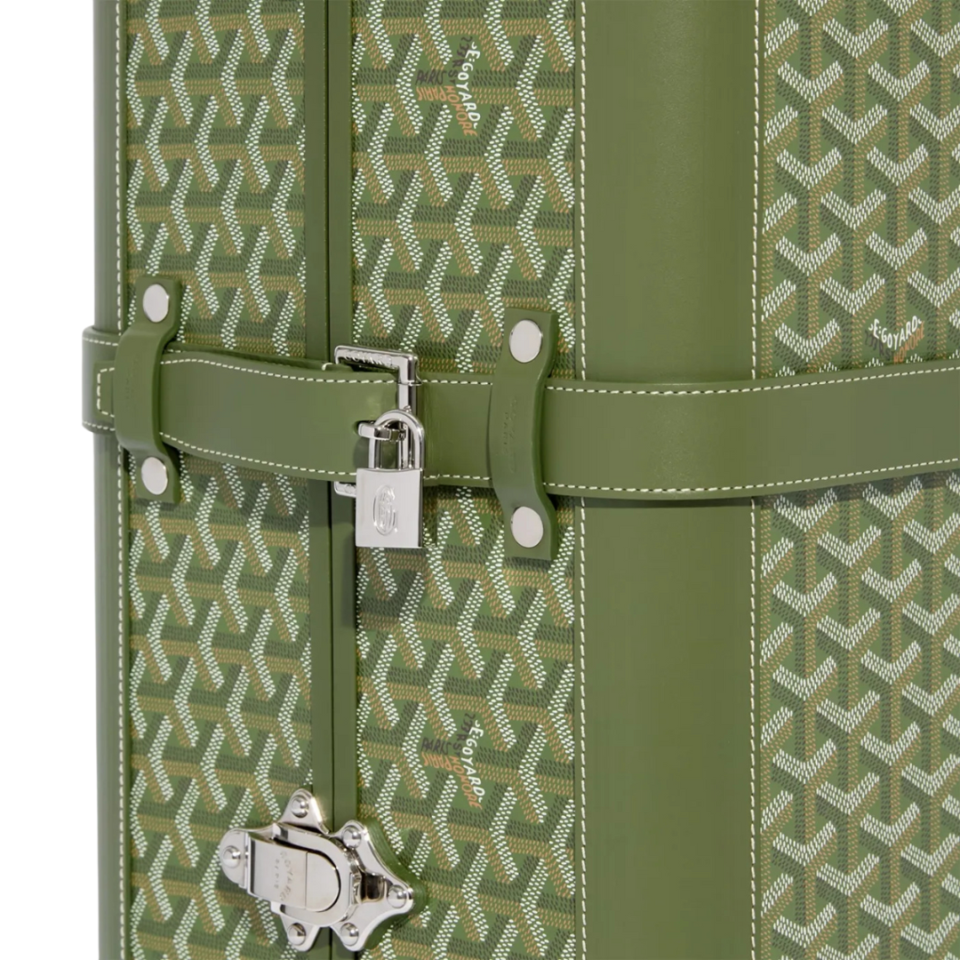 Goyard Bourget PM Trolley Case Khaki