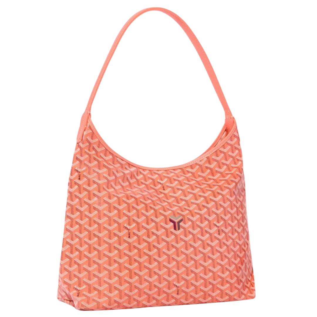Goyard Bohème Hobo Bag Coral