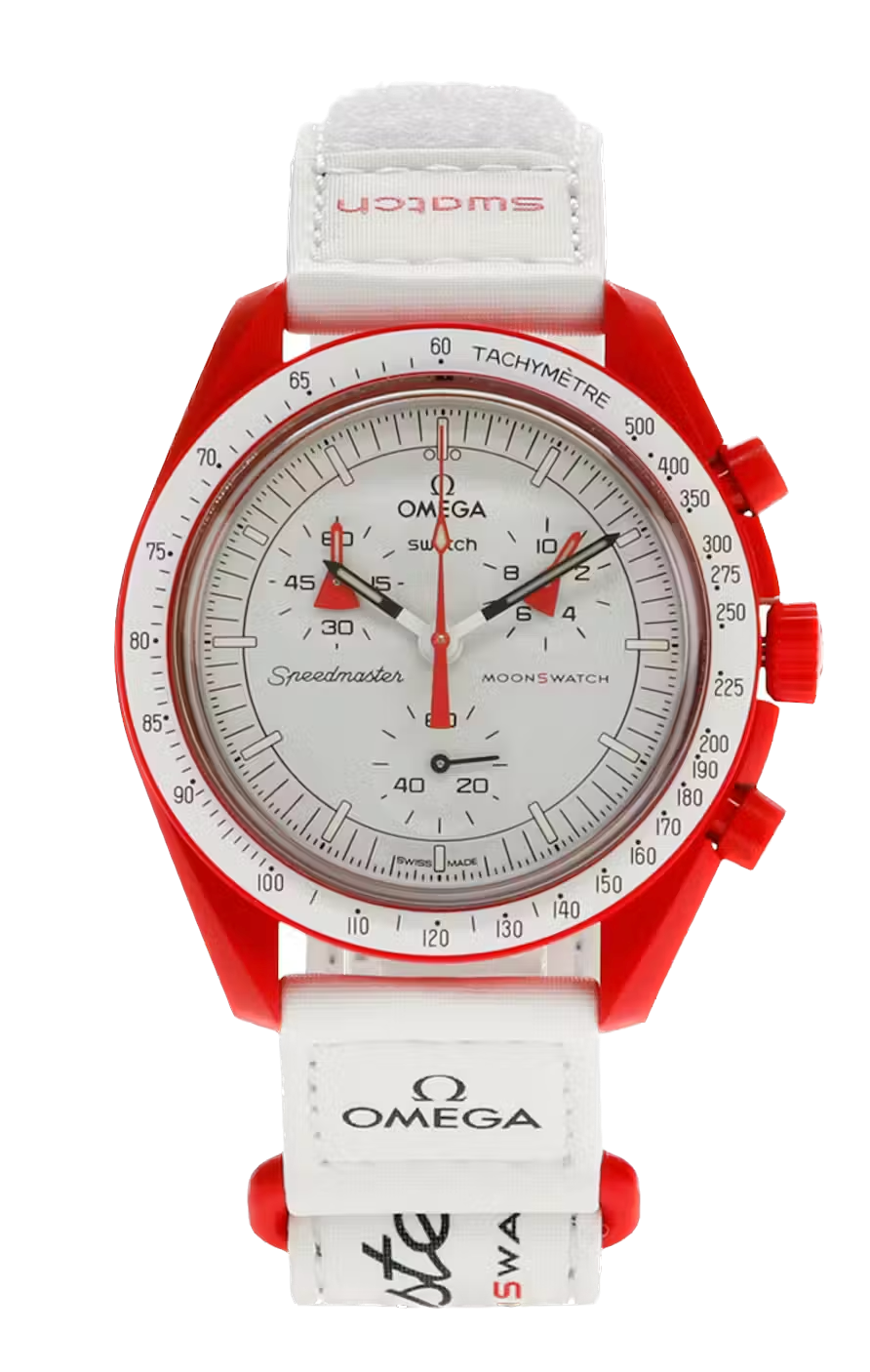 SWATCH X OMEGA BIOCERAMIC MOONSWATCH 'MISSION TO MARS' SO33R100