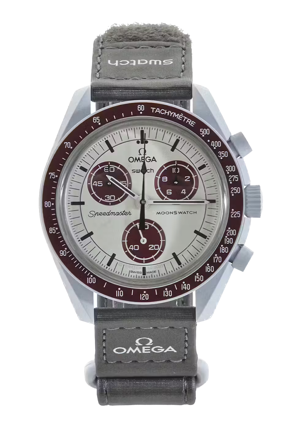 SWATCH X OMEGA BIOCERAMIC MOONSWATCH 'MISSION TO PLUTO' SO33M101 (24HR DELIVERY AVAILABLE)