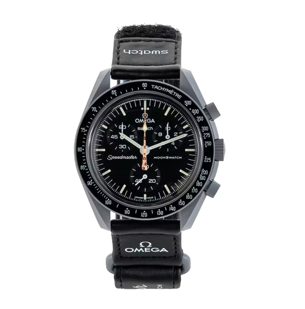 SWATCH X OMEGA BIOCERAMIC MOONSWATCH 'MISSION TO MOONSHINE' SWISS LANTERN PATTERN