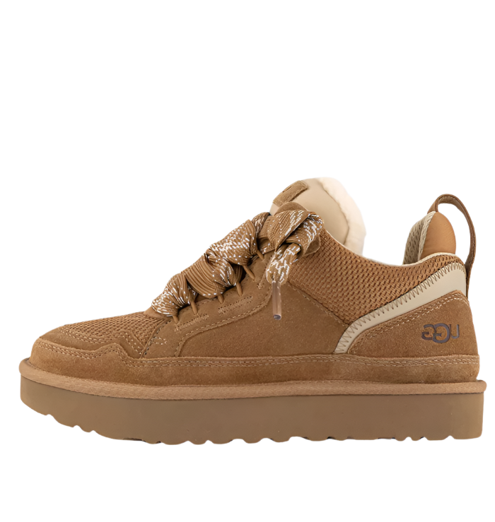 UGG Lowmel Lace Up Trainer 'Chestnut'