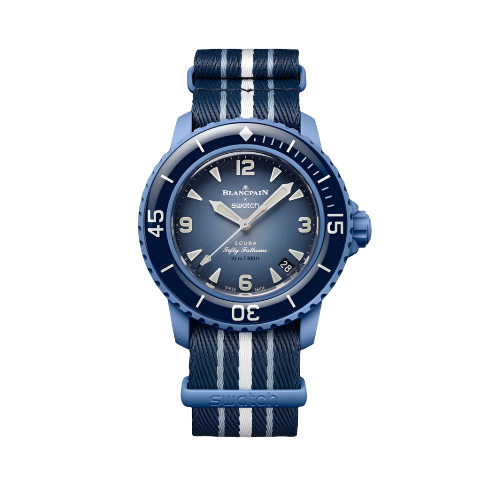 BLANCPAIN X SWATCH SCUBA FIFTY FATHOMS ATLANTIC OCEAN SO35A100