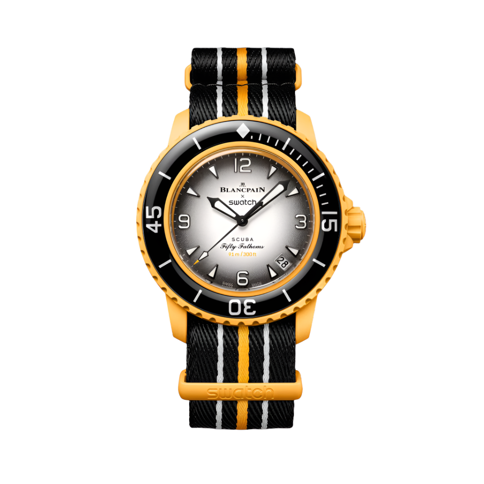 BLANCPAIN X SWATCH SCUBA FIFTY FATHOMS PACIFIC OCEAN SO35P100