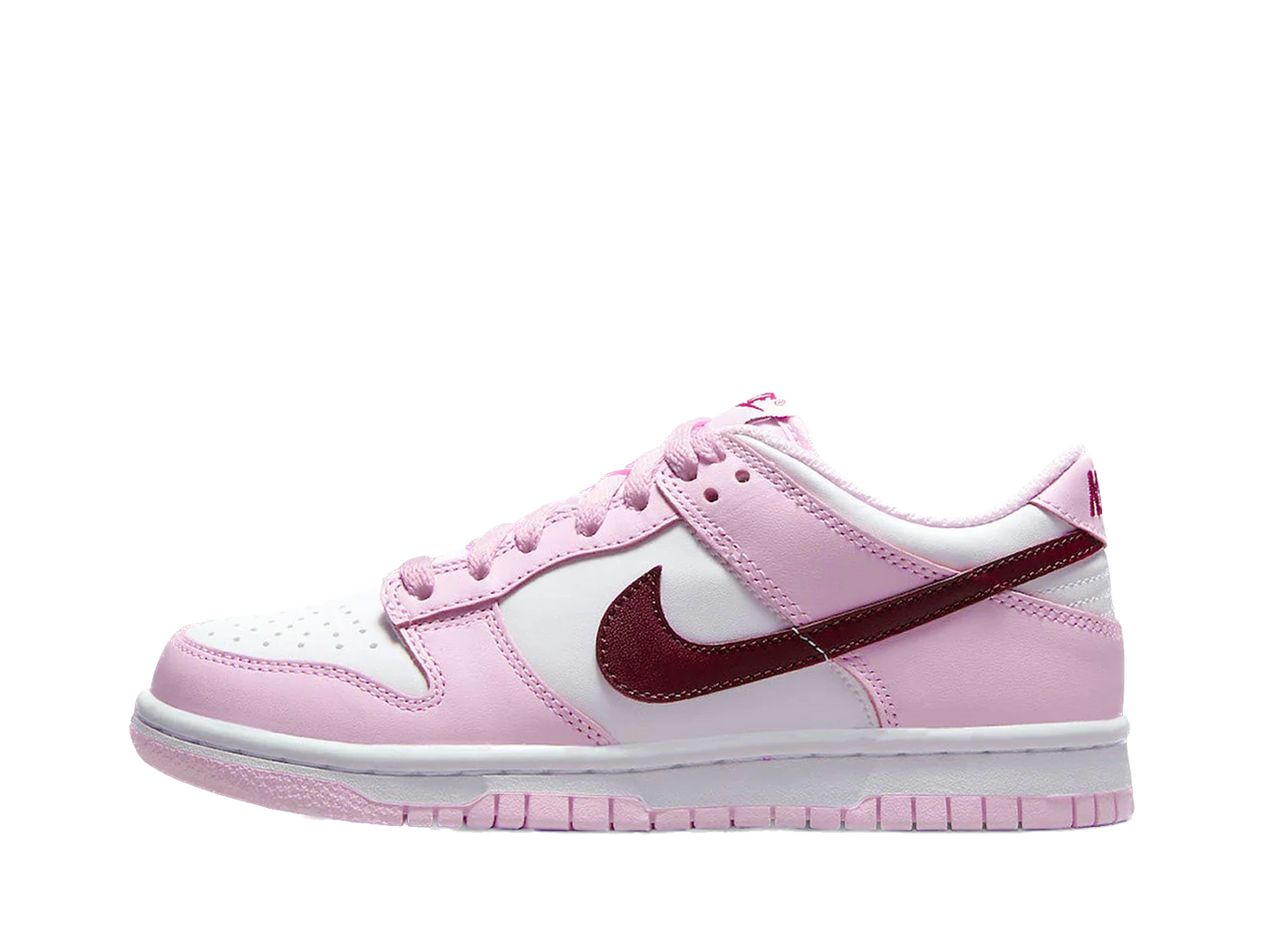 Not On The Shelf - Nike Dunk Low Pink Foam Red White 'Valentines Day' (GS)