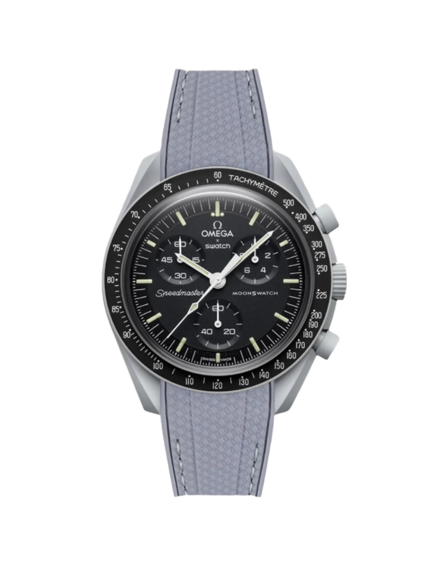 RUBBER WOVEN STRAP FOR SWATCH X OMEGA MOONSWATCH