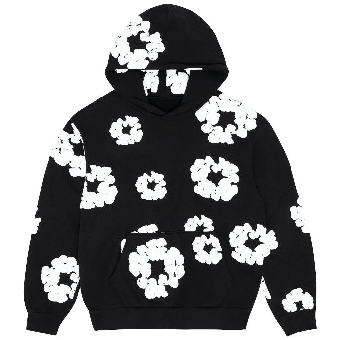 Denim Tears The Cotton Wreath 'Black' Hoodie