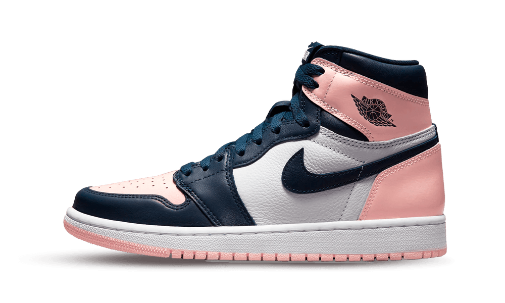 Pink retro jordan 1 sales