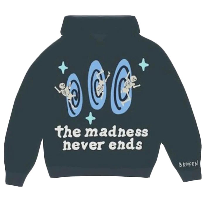 Not on the shelf BROKEN PLANET MARKET ‘THE MADNESS NEVER ENDS’ HOODIE