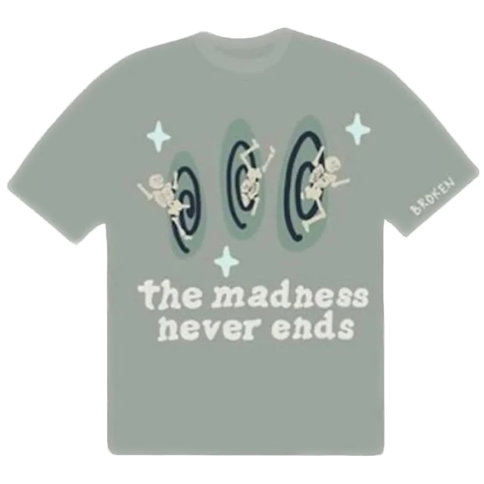 Not on the shelf BROKEN PLANET MARKET ‘THE MADNESS NEVER ENDS’ TEE