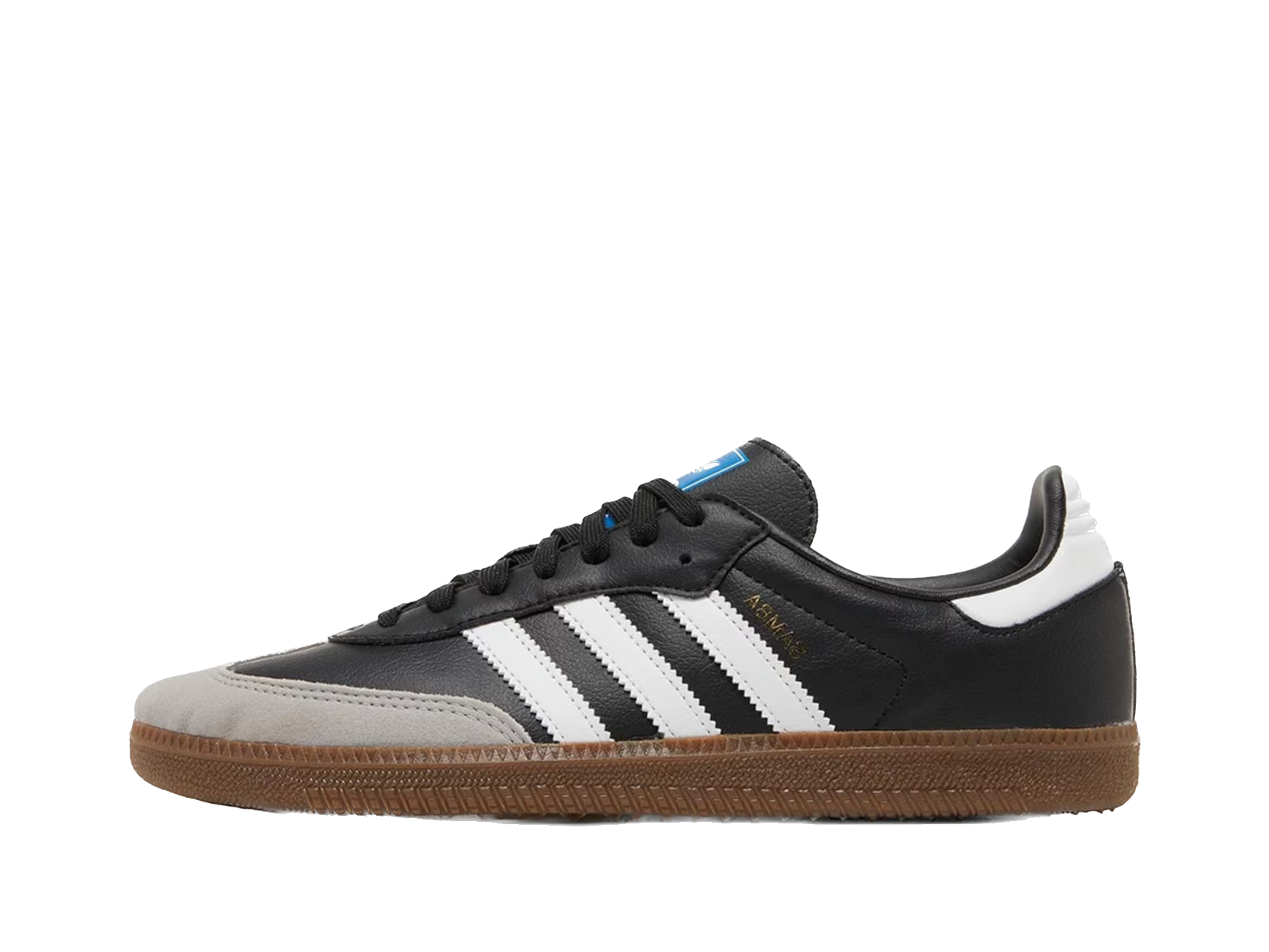 Not On The Shelf - ADIDAS SAMBA VEGAN 'BLACK GUM' - Adidas Samba Vegan sneakers in black gum.