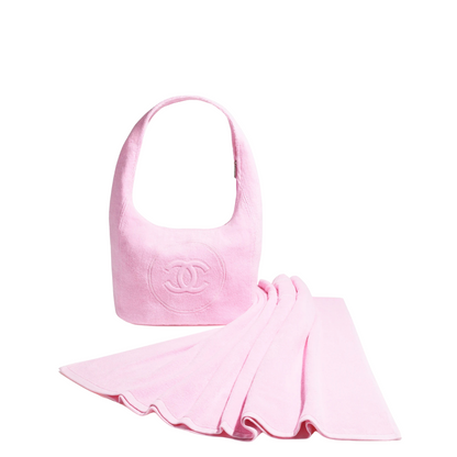 Chanel Coco Beach 2025 Beachwear Set Bag Pink