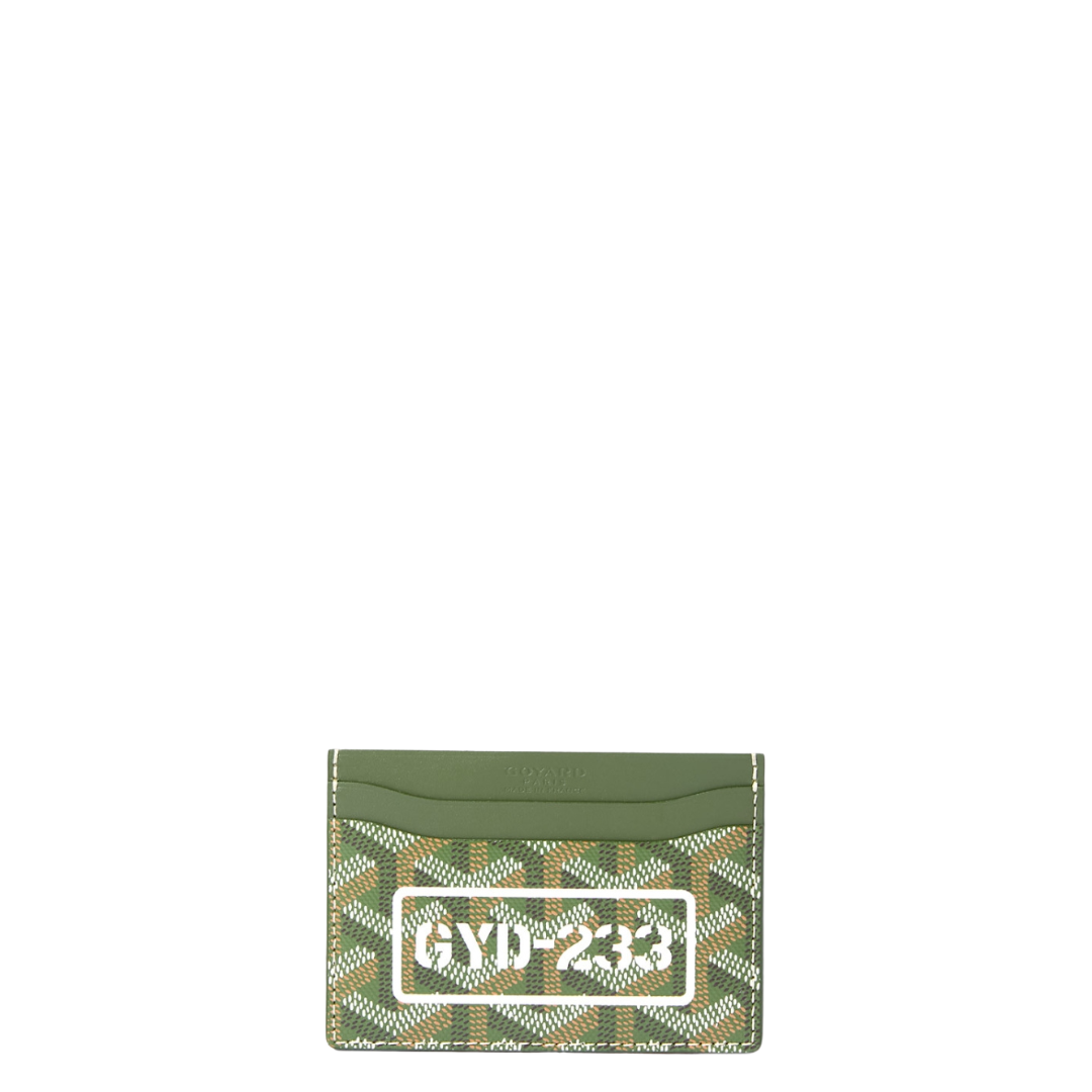 Goyard Saint Sulpice Card Wallet Khaki