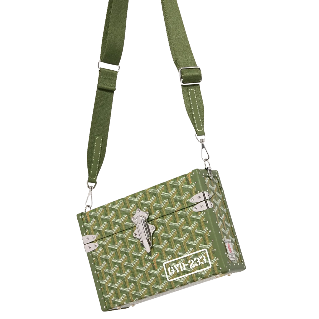 Goyard Cassette Trunk Bag Khaki