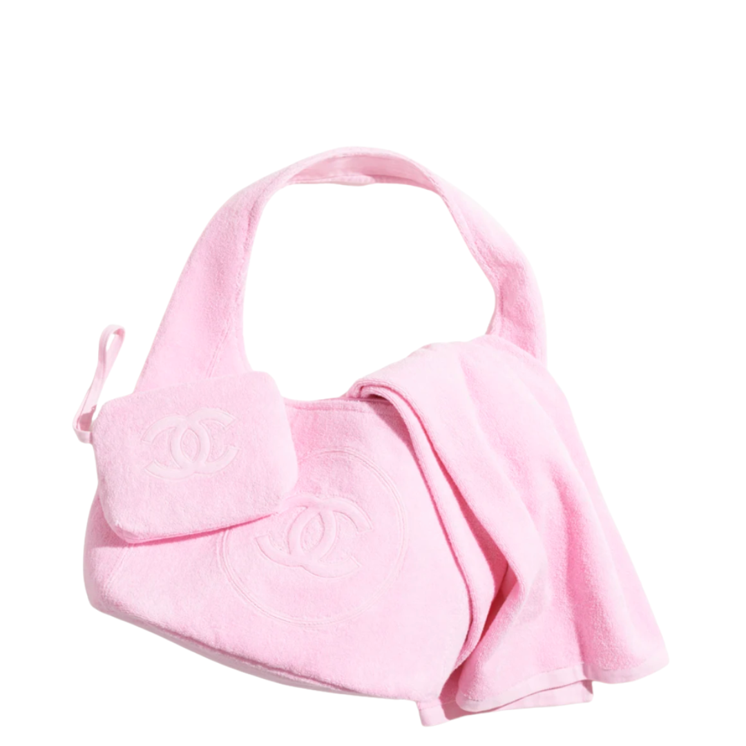 Chanel Coco Beach 2025 Beachwear Set Bag Pink