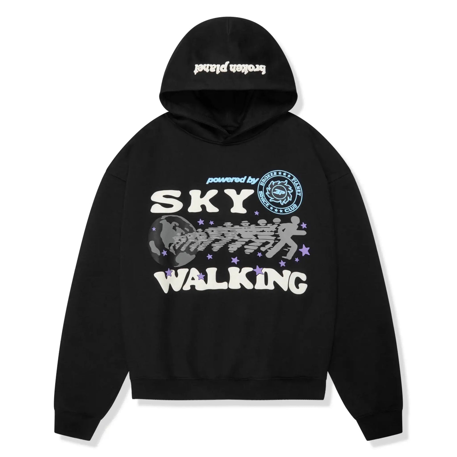 Broken Planet Hoodie ‘Sky Walking Midnight Black’