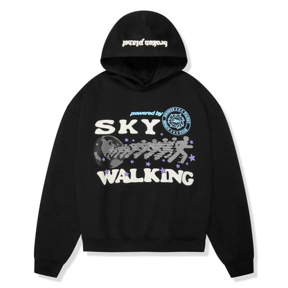 Broken Planet Hoodie ‘Sky Walking Midnight Black’