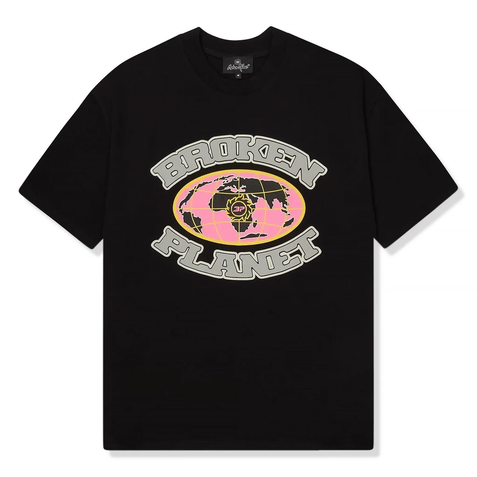 Broken Planet T-Shirt ‘Grid Midnight Black’