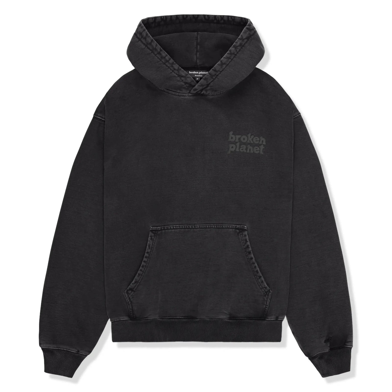 Broken Planet Hoodie Washed Midnight Black