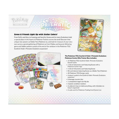 Pokemon Centre TCG: Scarlet & Violet Prismatic Evolution Elite Trainer Box