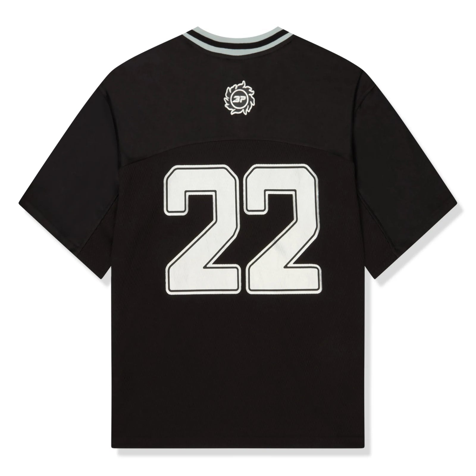 Broken Planet Football Jersey ‘Black Silver’