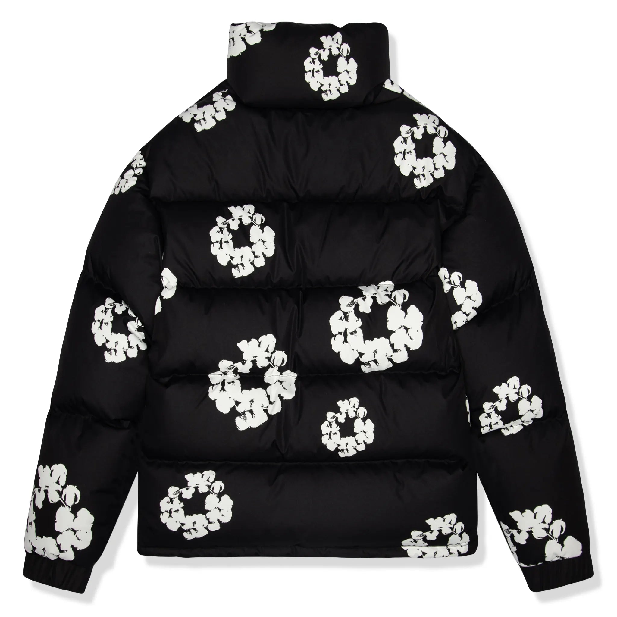 Denim Tears Cotton Wreath Black Puffer Jacket