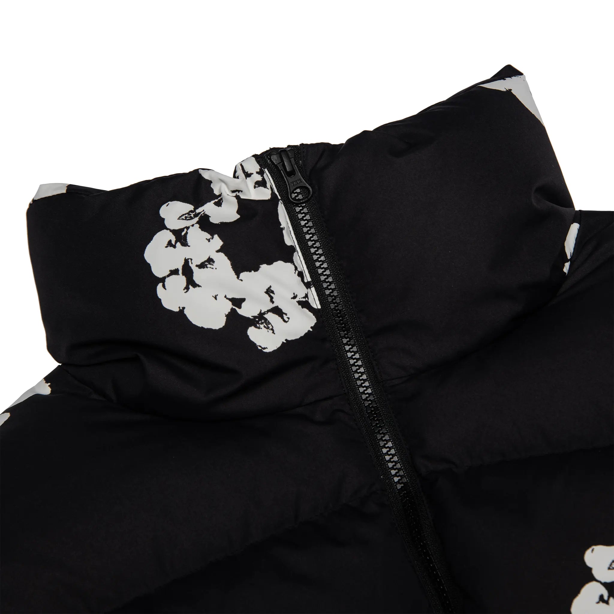 Denim Tears Cotton Wreath Black Puffer Jacket