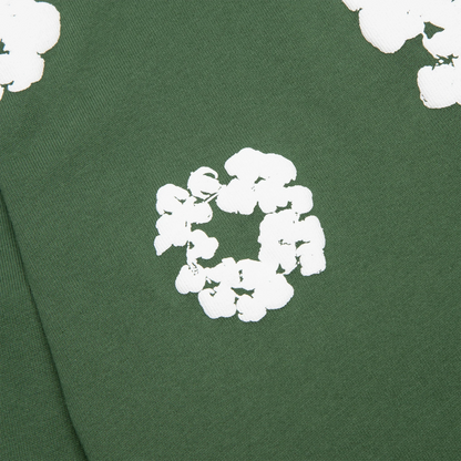 Denim Tears The Cotton Wreath Long-Sleeve Green T Shirt