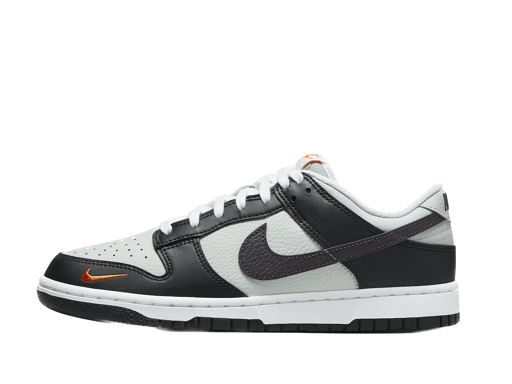 Not On The Shelf - Nike Dunk Low 'Grey Black Orange Mini Swoosh'