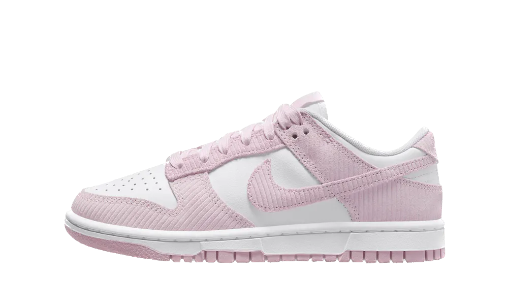 DUNK LOW PINK CORDUROY W NOT ON THE SHELF