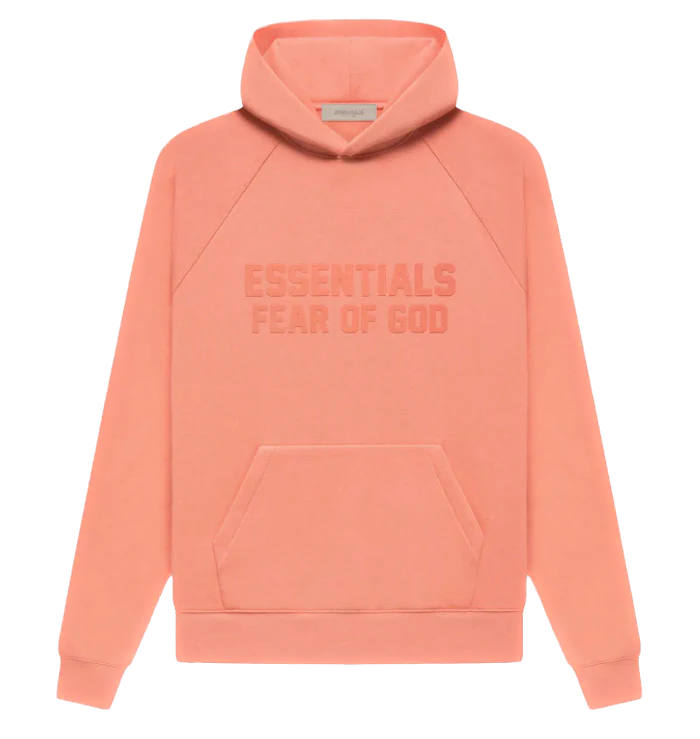 Not on the shelf FOG ESSENTIALS HOODIE 'CORAL' (FW22)
