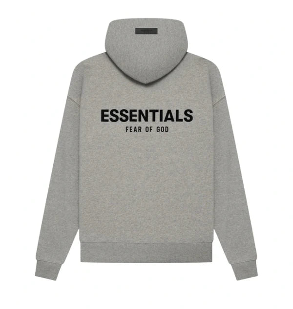 FOG ESSENTIALS HOODIE DARK HEATHER OATMEAL SS22
